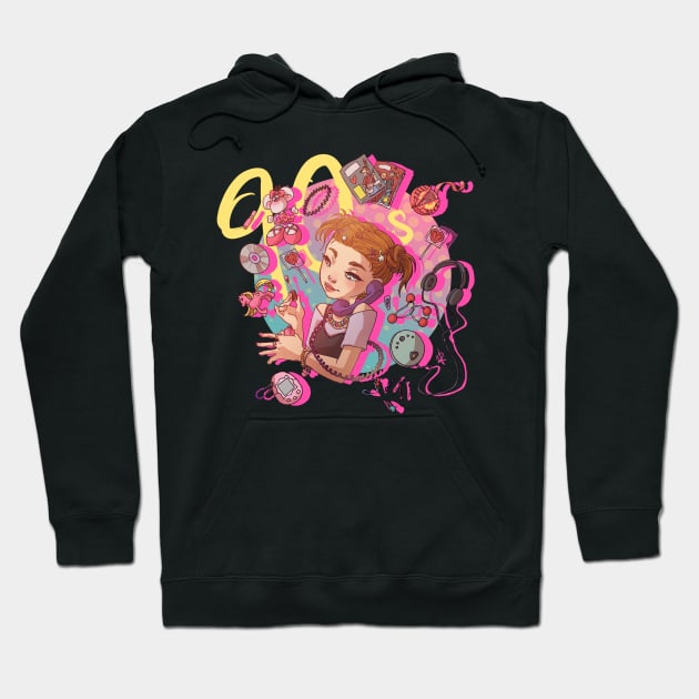 90s Girl Hoodie by RossellaVicari